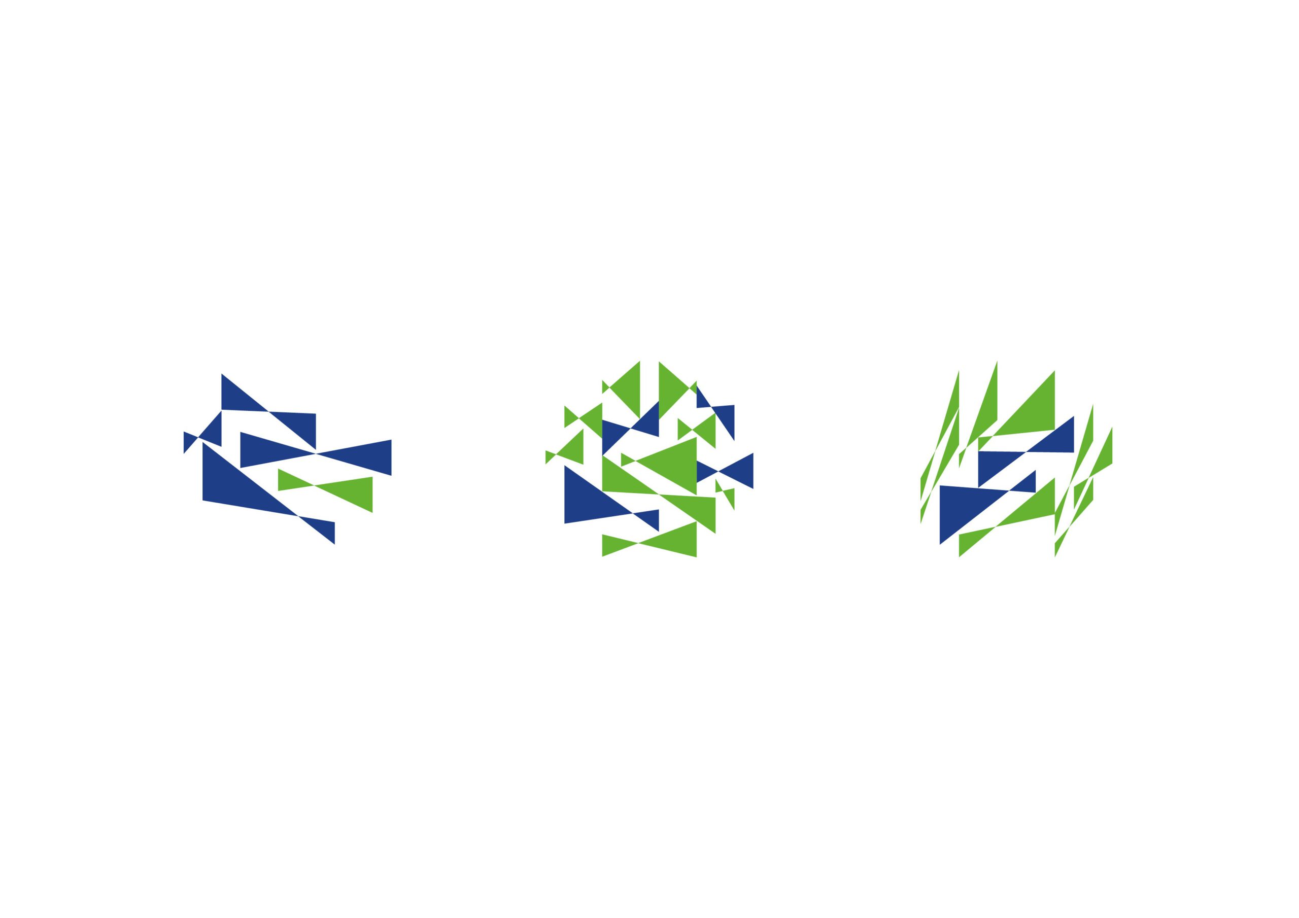 Logovariationen für das neue Logo für Bildungsregion LUP . Branddesign